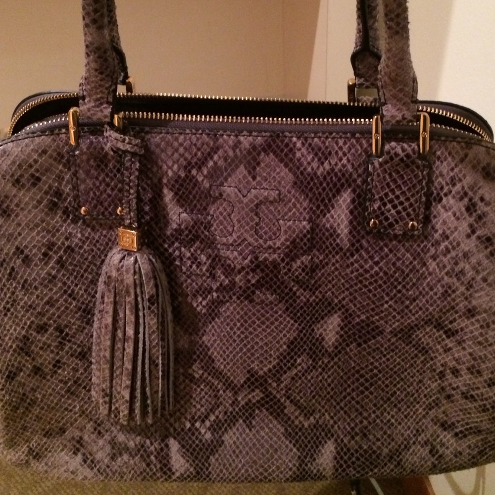 Tory Burch opal grey bag Authentic